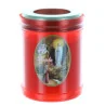 Lourdes Apparition red votive candle 8 cm