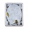 The Holy Family silver coloured religious picture frame 5 x 7 cm