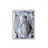 Our Lady of Fatima silvery religious picture frame 5 x 6.5 cm