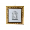 Our Lady of Grace golden religious wood frame 11 x 11 cm