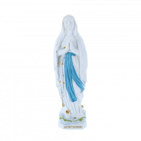 Statue Vierge Marie épurée en résine 14 cm