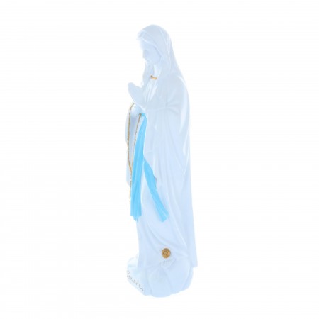 Statue Vierge Marie épurée en résine pour l'extérieur 40 cm