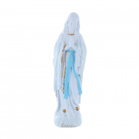 Statue Vierge Marie épurée en résine pour l'extérieur 15 cm