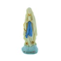 Our Lady of Lourdes glow-in-the-dark resin statue 8 cm