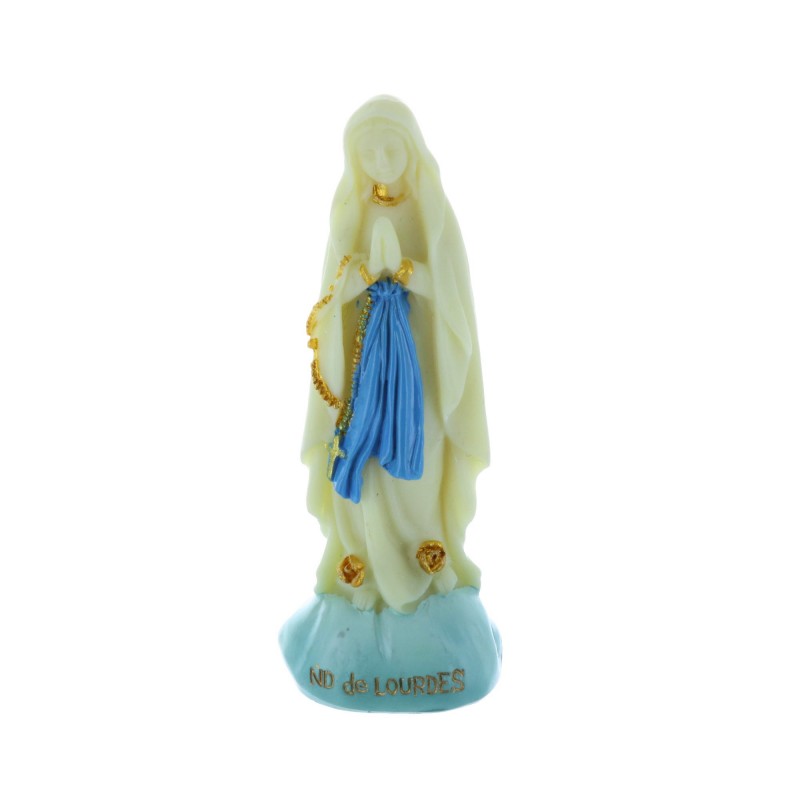 Statue Vierge Marie lumineuse en résine 8 cm