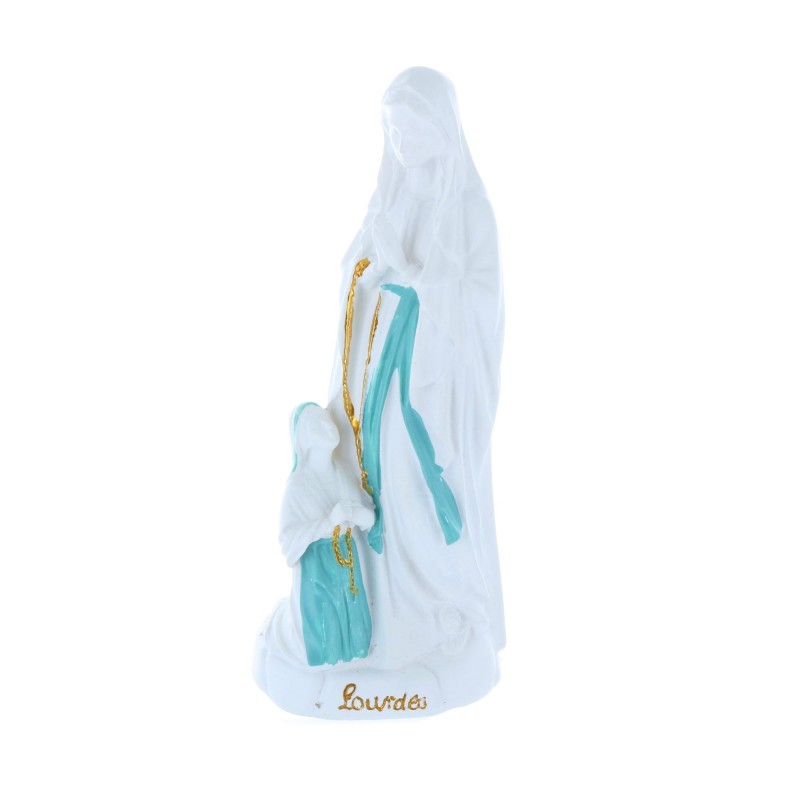 Statue Apparition de Lourdes en résine épurée 20 cm