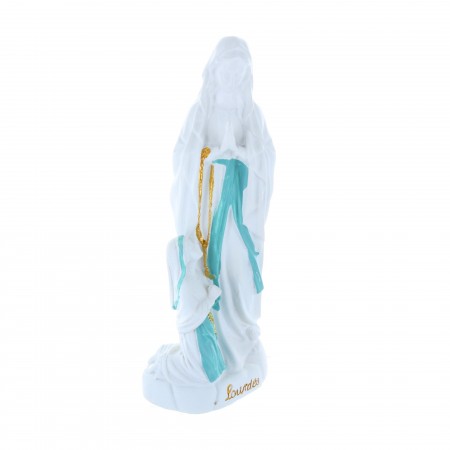 Statue Apparition de Lourdes en résine épurée 20 cm