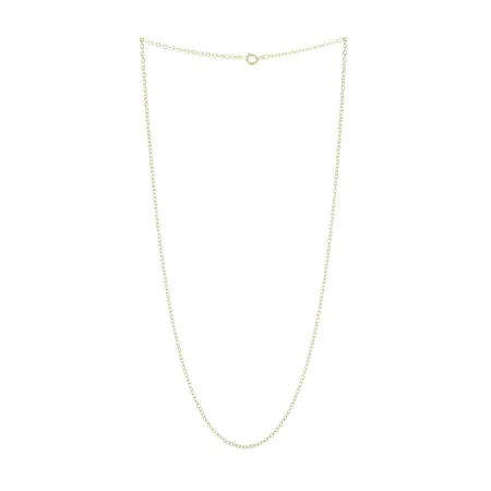 Chaîne métal doré 50 cm maille forçat