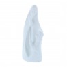 Statua Apparizione di Lourdes in porcellana bianca 12 cm