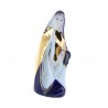 Lourdes Apparition golden porcelain statue 12 cm