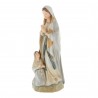 Statua Apparizione di Lourdes in resina stile antico 20 cm