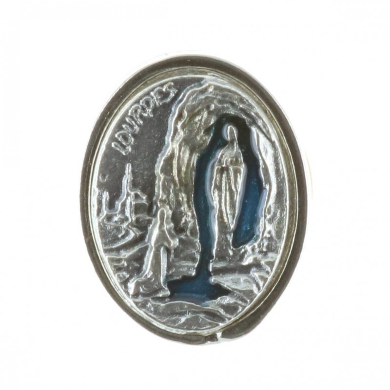 Lourdes Apparition pin