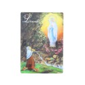 Partita di 2 cartoline 2D dell'Apparizione di Lourdes