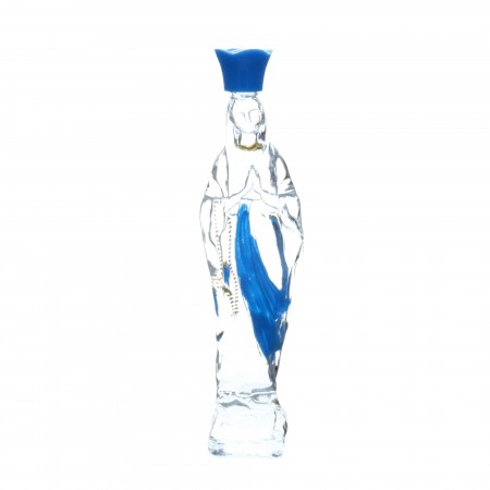Our Lady plastic bottle filled with 100ml of Lourdes water
