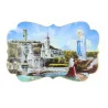 Magnet silhouette Apparition et Basilique de Lourdes