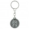 Lourdes Apparition and Saint Christopher key-ring