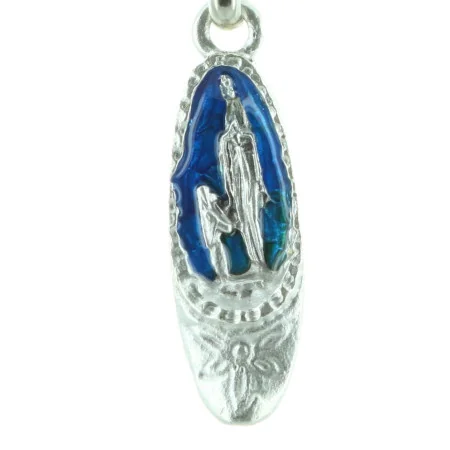 Porte-clés sabot Pyrénéen et Apparition de Lourdes
