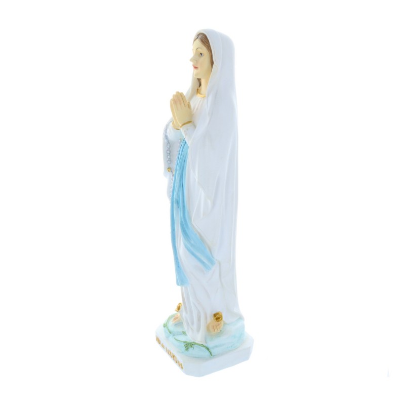Statua Madonna in resina colorata 30 cm