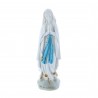 Statue Vierge Marie sur rocher 14cm en résine coloré