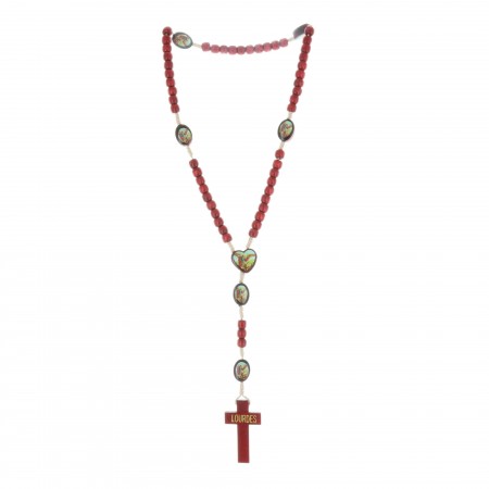 Saint Michael Cord rosary with pictures on paters