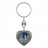 Heart-shaped key-ring and Lourdes Apparition