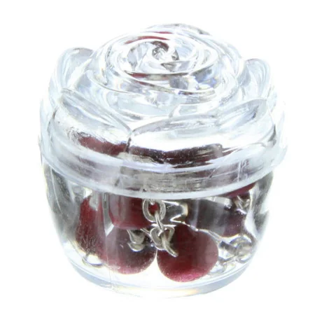 Rose-scented one-decade rosary and mini rose box