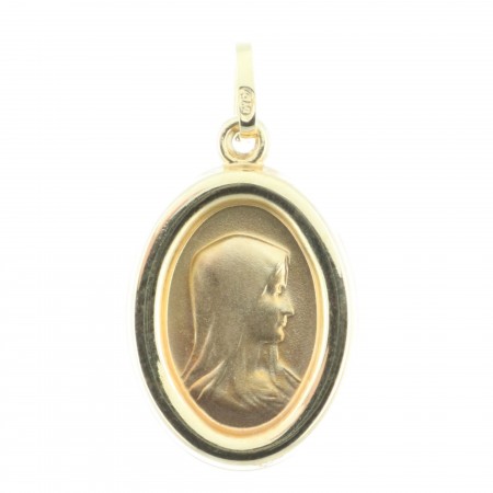 Lourdes Apparition Gold medal, double sided
