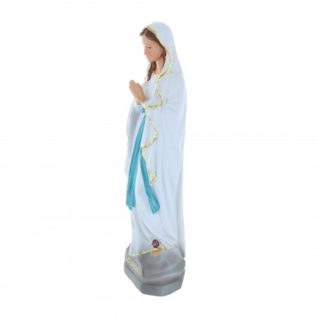 Statue Vierge Marie en résine pailletée 40 cm