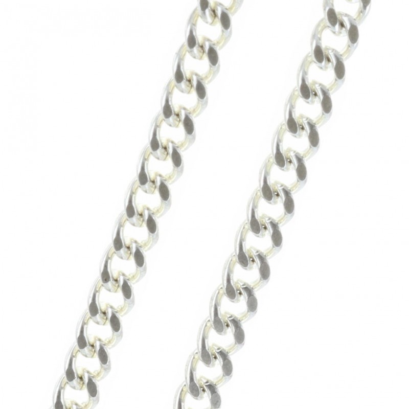 Silver metal chain 60 cm