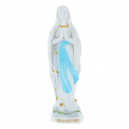 Statue Vierge Marie en résine épurée 8 cm