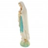 Our Lady of Lourdes colour resin statue on rock 40 cm