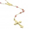 Resin rosary colour beads and centerpieces Loudes Apparition