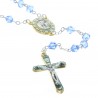 Rosario cristallo autentico crocera Apparizione di Lourdes