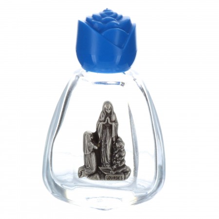 20 ml glass bottle with Lourdes water and Lourdes Apparition