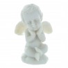 Batch of 4 white angel resin statues 4 cm