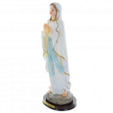Our Lady of Lourdes resin statue 30 cm