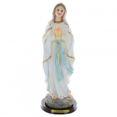 Statue Vierge Marie décorative en résine 30 cm