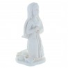 Saint Bernadette white resin statue 12 cm