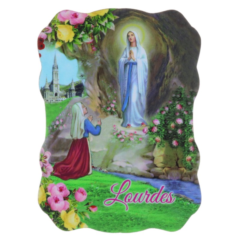 Magnet silhouette Apparition de Lourdes