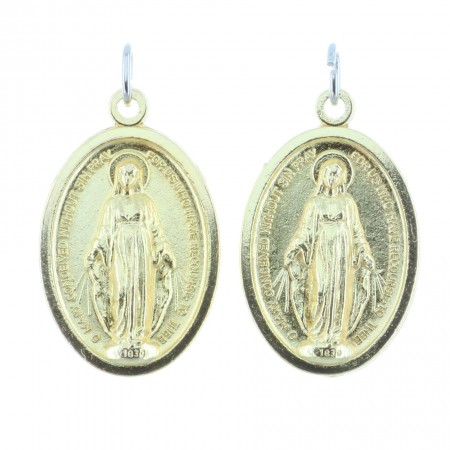 2 pieces set Miraculous Lady golden metal medallions