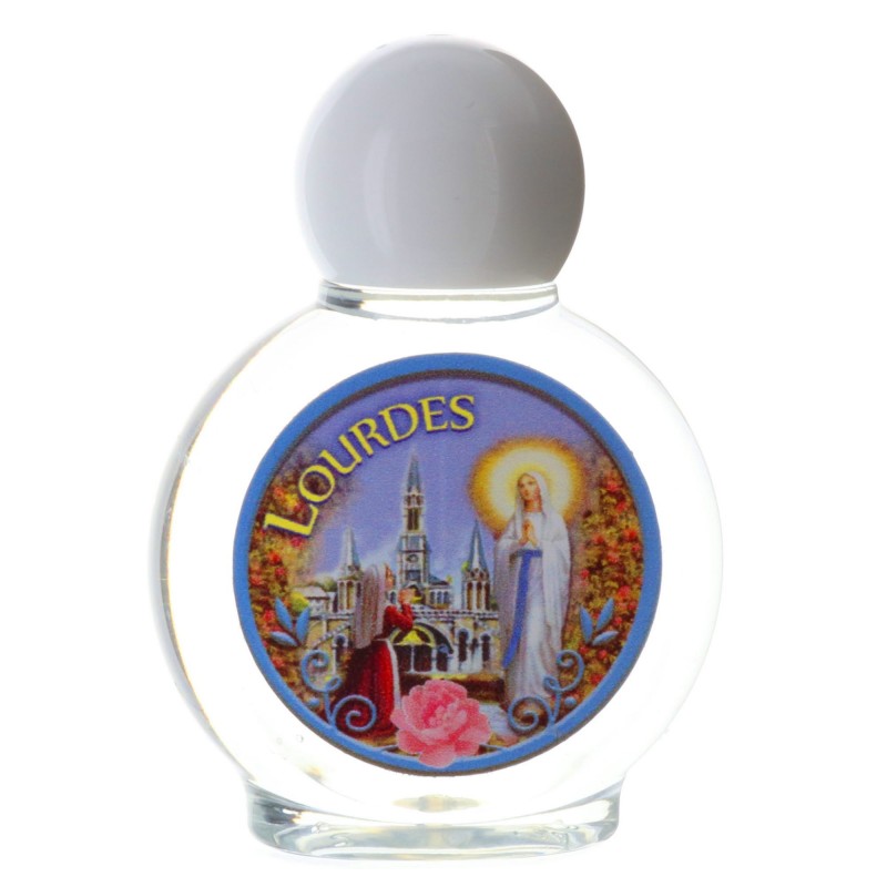 Flacon plastique de 40 ml avec l'eau de Lourdes