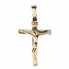18-carat Gold-Plated cross pendant