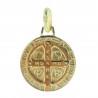 18-carat Gold-Plated Saint Benedict medal
