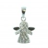 Silver Angel pendant and zircon