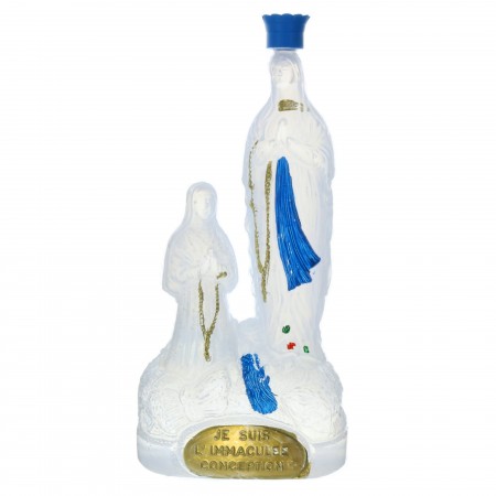 Bouteille plastique de l'Apparition de Lourdes avec 240ml d'eau de Lourdes