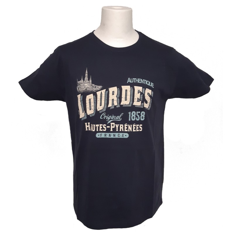 T-shirt adulte Lourdes vintage