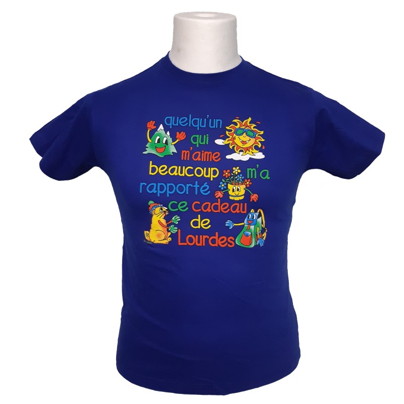 T-shirt enfant humoristique de Lourdes
