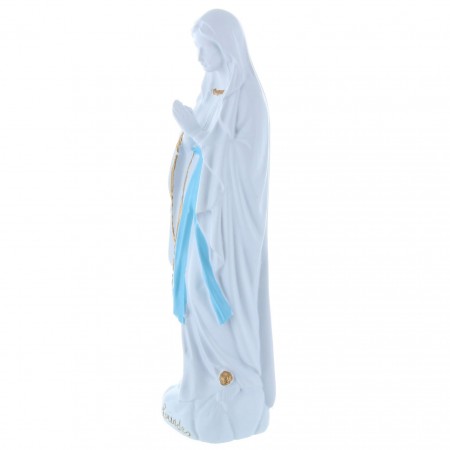 Our Lady of Lourdes refined resin statue 30 cm for outside