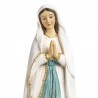 Statua Madonna e Basilica di Lourdes in resina 14 cm