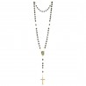 Murano glass Lourdes rosary